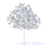 Plum Tree with Fruits 3D Model 3.2m (9524) - Image 6