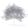 Peach Tree with Flowers 3D Model 5.8m  (9550) - Image 4