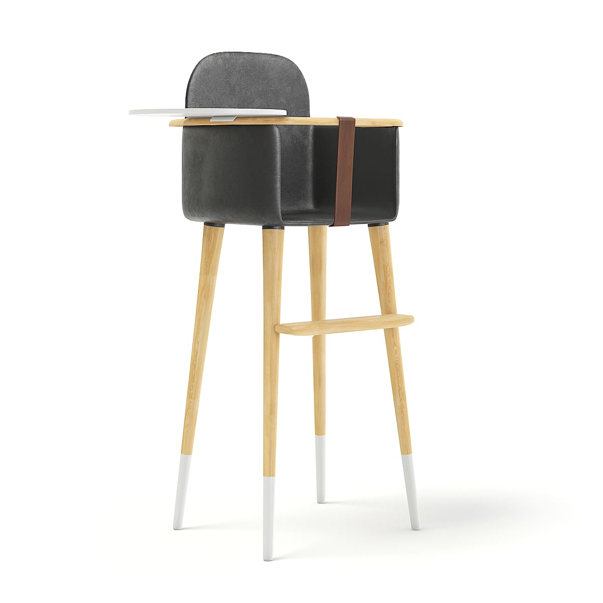Kids Drawing Desk with Stools (9601) - CGAxis - 3D models, PBR