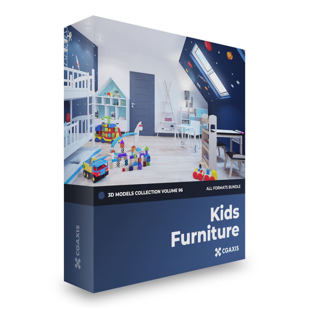 Kids Furniture 3D Models Collection – Volume 96