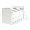 Tall Bed with Shelves
