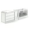 Baby Bed and White Cabinet