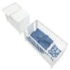 Baby Bed and White Cabinet