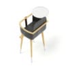 Feeding Chair with Black Seat