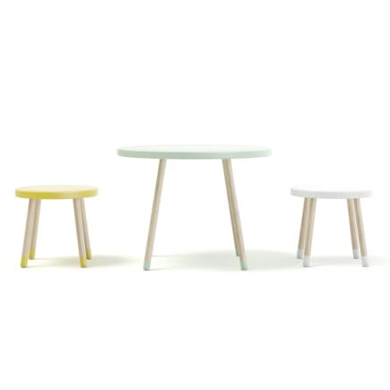 Three Color Children's Table and Stools