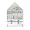House Shape Shelf with Decorations