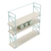 Wall Shelf with House Shape Blocks