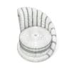 Round Leather Armchair 3D Model
