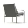 Metal and Leather Chair with Pillow 3D Model