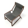Wood and Leather Chair 3D Model