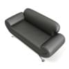 Black Leather Modern Sofa 3D Model