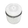 Round Black Leather Stool 3D Model