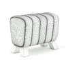 Black Leather Stool 3D Model