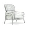 White Leather Armchair 3D Model
