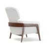 White Leather Armchair 3D Model