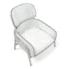 White Leather Armchair 3D Model