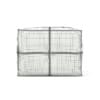 Grey Leather Pouf 3D Model