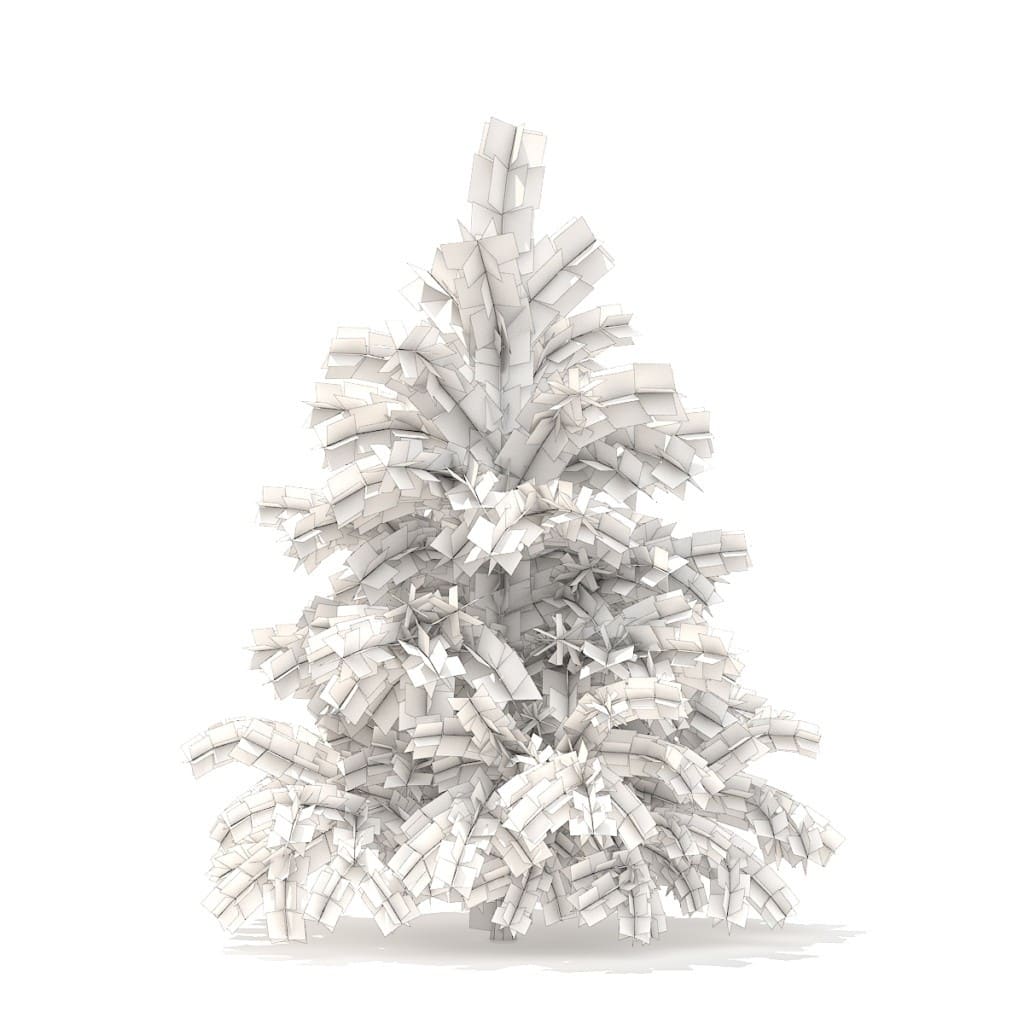 Pine Tree 3D Model 1.4m