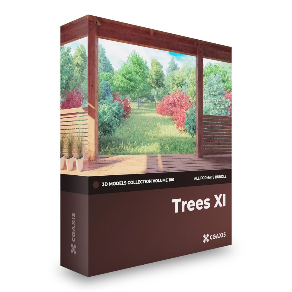 Trees 3D Models Collection – Volume 100