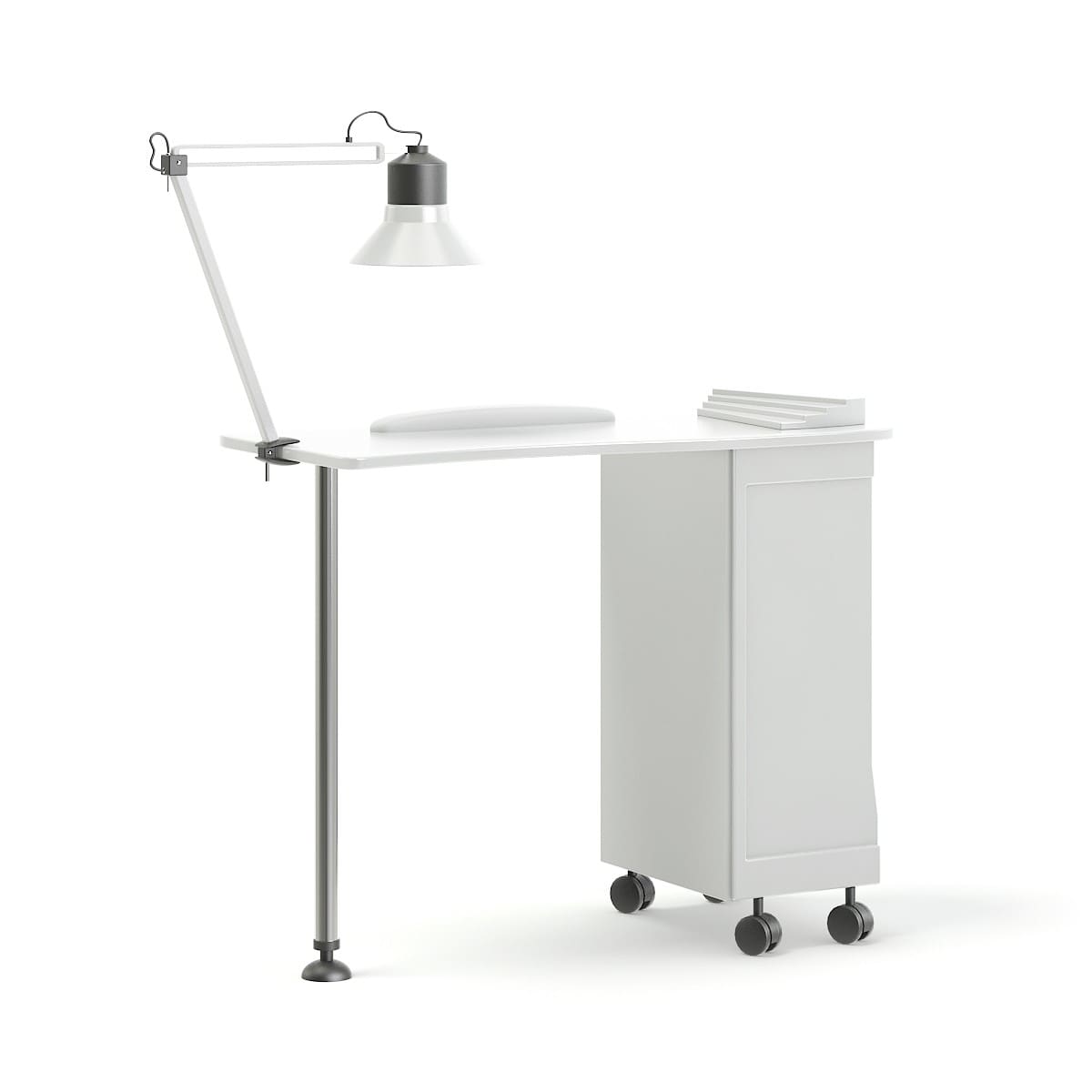 Manicure Table 3d Model, Manicure Table Lamp