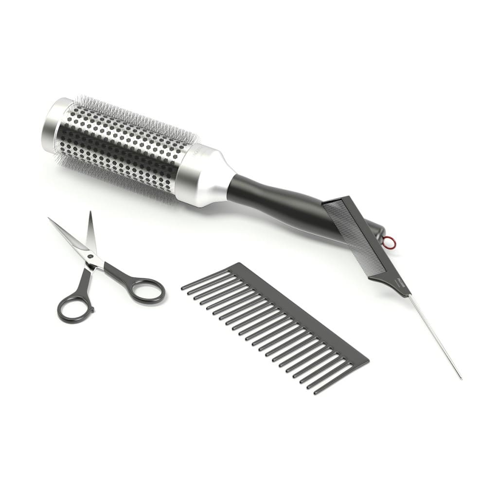 hairdressing tools 3d model