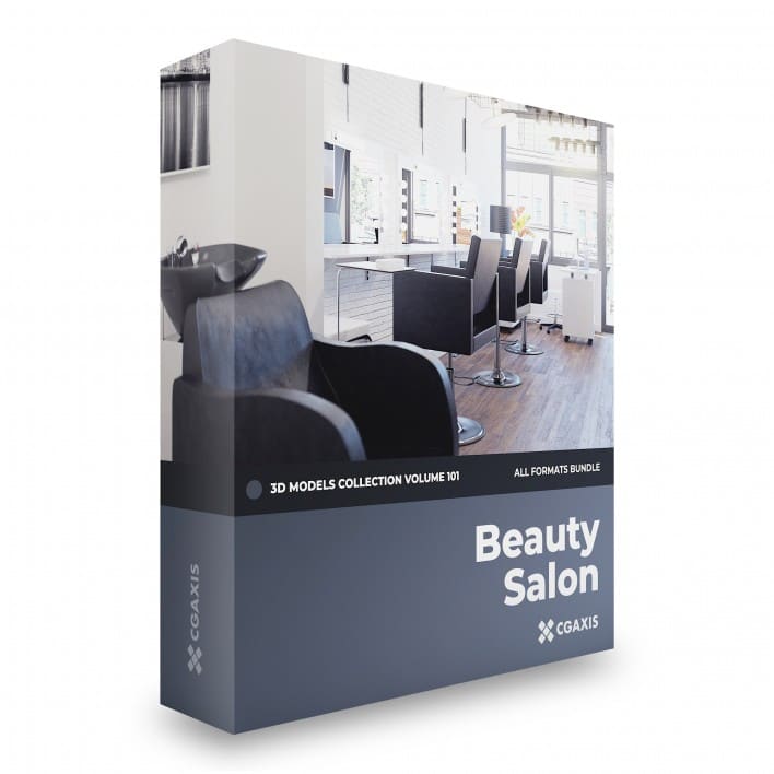 beauty salon 3d model