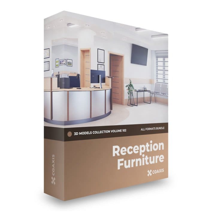 Reception Furniture 3D Models Collection - Volume 102