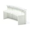 Rounded Reception Desk 3D Model