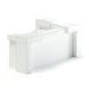 Black and Grey Reception Desk 3D Model