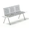 Silver Waiting Chairs 3D Model