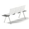 Silver Waiting Chairs 3D Model