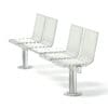 Black Waiting Chairs 3D Model