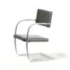 Black Leather Chair 3D Model