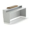 Grey Reception Desk 3D Model