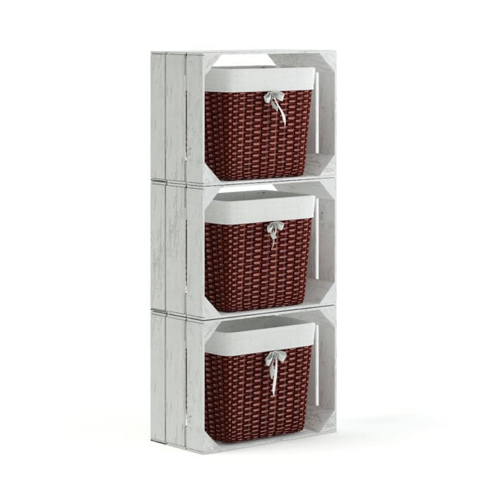 Basket Shelf 3D Model (10305)
