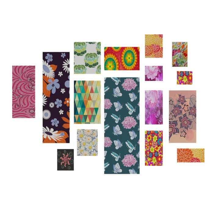 Colorful Wall Pictures 3D Model