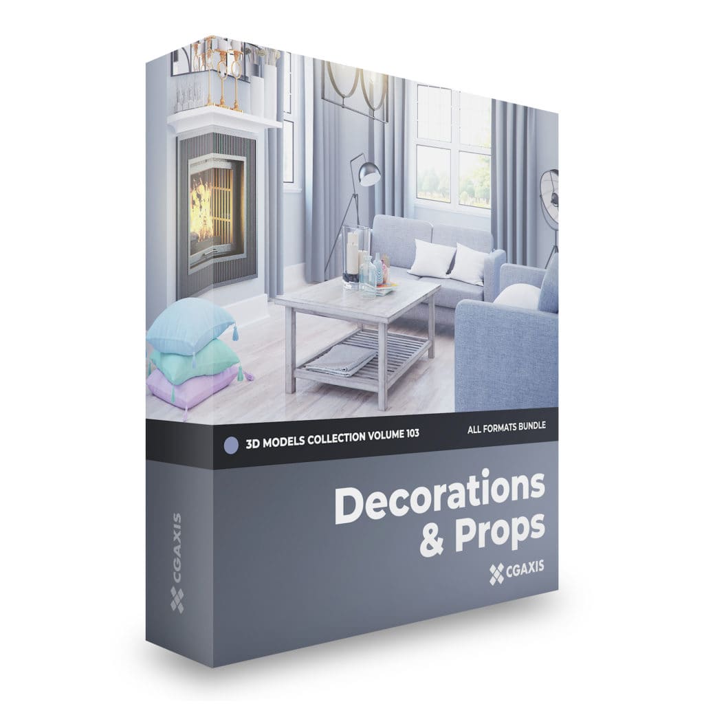Decorations 3D Models Collection – Volume 103