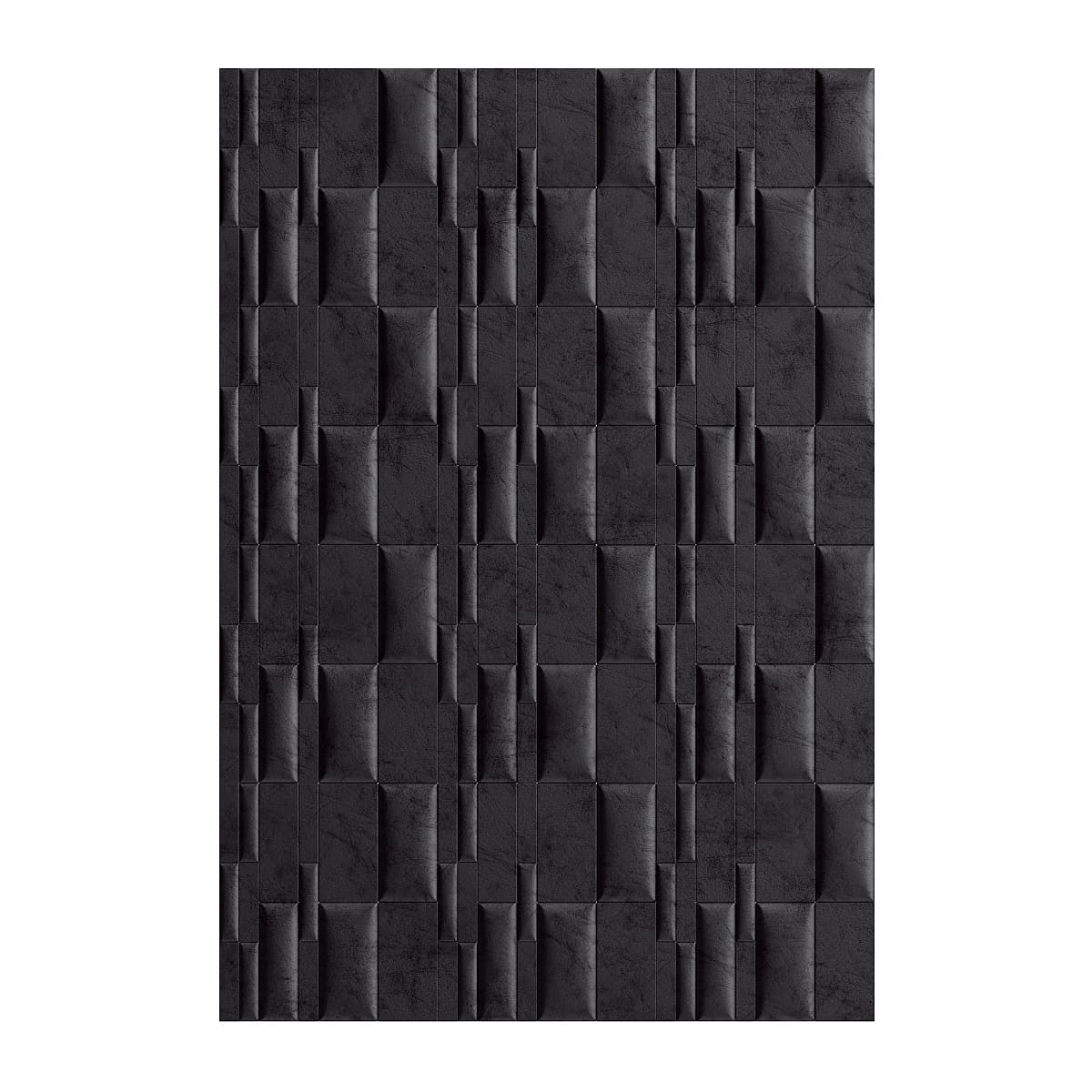 Black Leather Wall Panel 3D Model