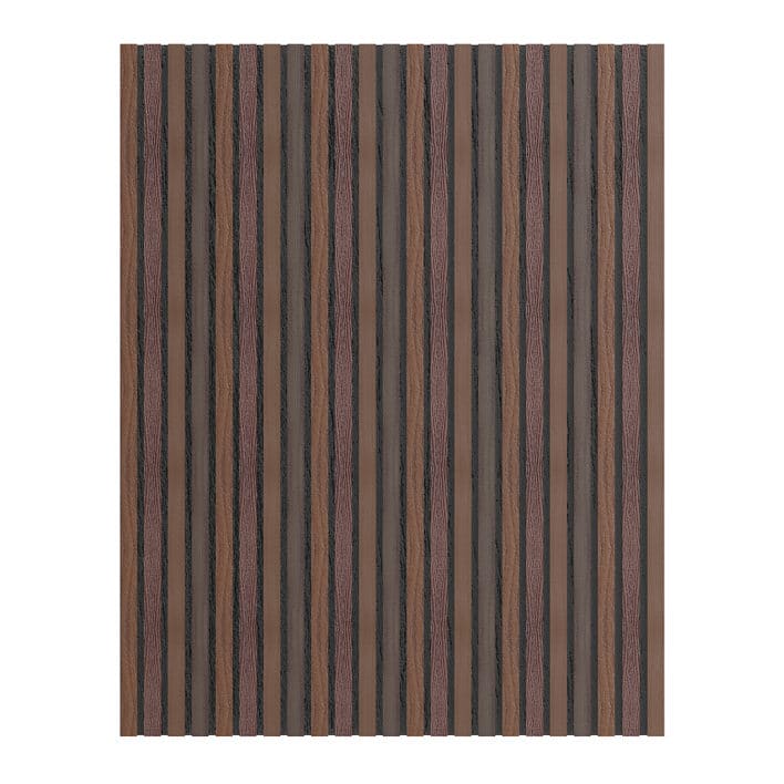 Dark Wood Wall Panel 3D Model (10419)