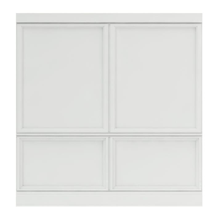 Classic White Wall Panel 3D Model (10433)