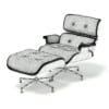 Lounge Chair 3D Model with Footrest (10601) - Image 6