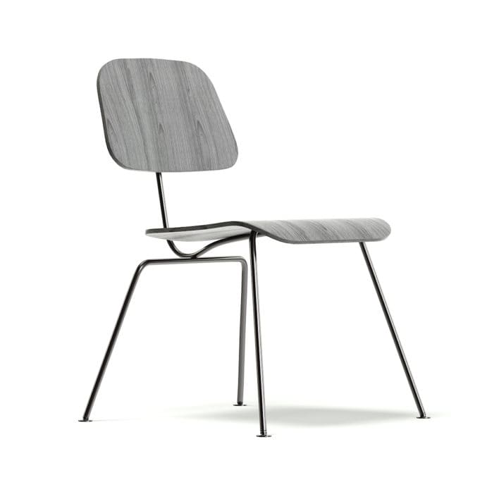 Black Wooden Chair 3D Model (10602)