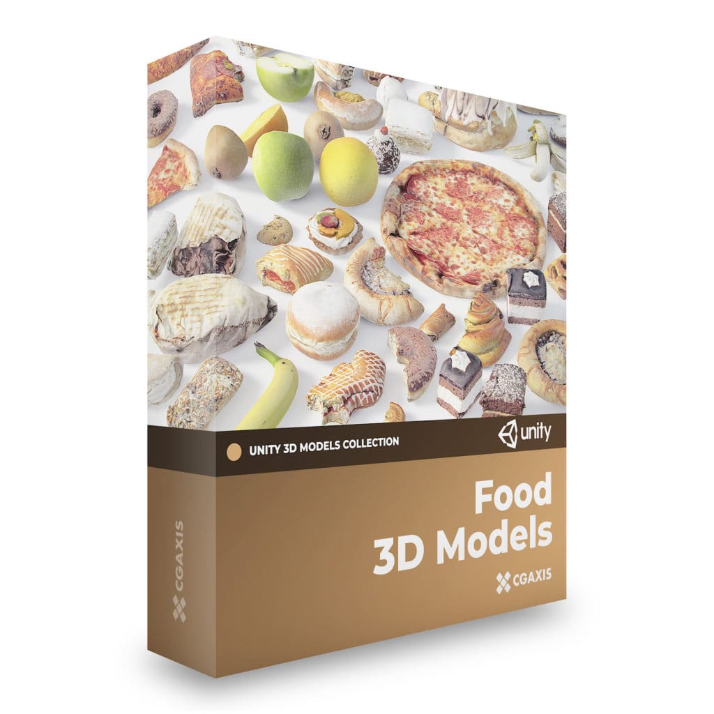 Food 3D Models for Unity Collection