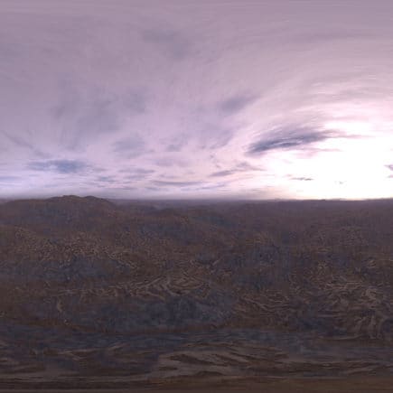 Morning Desert HDRI Sky