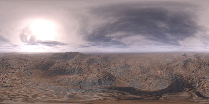 Late Afternoon Desert HDRI Sky