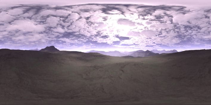 Before Noon Desert HDRI Sky
