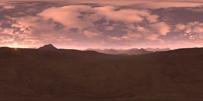 Late Evening Desert HDRI Sky