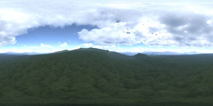 Afternoon Forest HDRI Sky