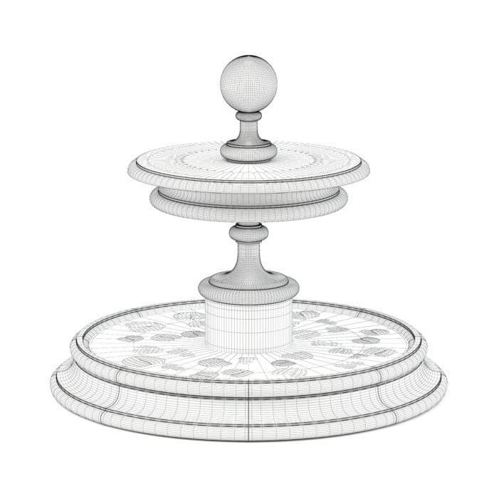 Large Fountain 3D Model