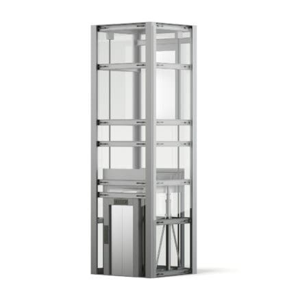 Glass Elevator 3D Model
